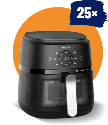 Air fryer z opcją grilla